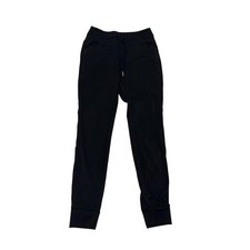 Womens Black Tapered Jogger Pants Drawstring Activewear Sweatpants Small