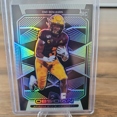 2020 Panini Obsidian Draft Picks #'d /99 Eno Benjamin #10 Rookie RC