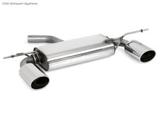  Duplex Sportauspuff Ø70mm Audi A3 8P 1.4 TFSI je 129x106mm oval abgeschrägt