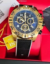 Invicta  JASON TAYLOR #57 Swiss Z60 Chronograph Gold Dual Layer Strap mens watch