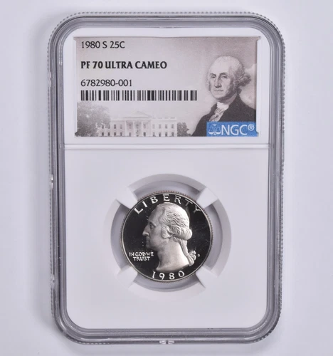 PF70 UCAM 1980-S Washington Quarter NGC Special Lbl *0636