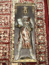 Marcus Designs Hand Made Sculpture Plaque Richard King Of England