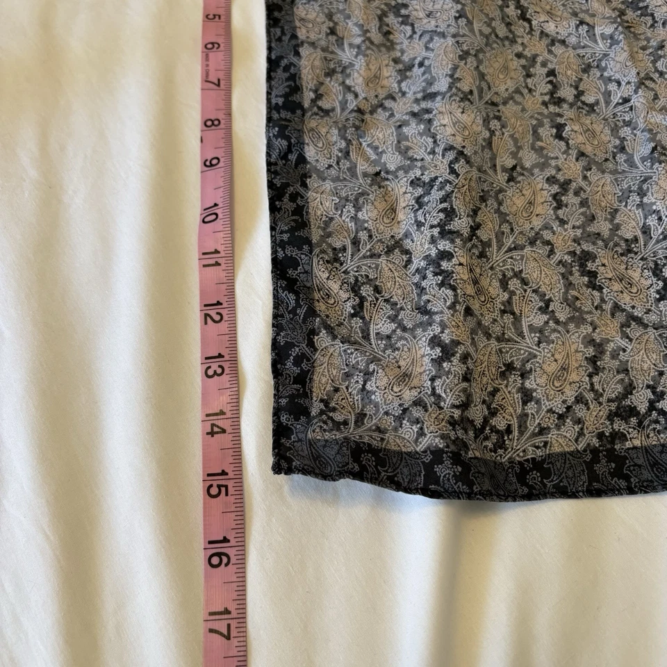 "Pañuelo Joseph Abboud cuadrado de bolsillo para hombre azul 100 % seda cachemira 13"" Italia" Foto 4 de 4