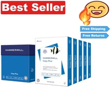 Eco-Friendly 20 lb Copy Paper, 8.5x11, 2500 Sheets - Sustainable & Recyclable