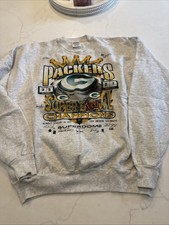 VTG Green Bay Packers Mens XXL Sweatshirt Super Bowl XXXI 1997 Crewneck Pullover