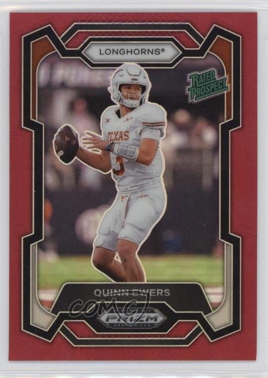 2024 Panini Prizm Draft Picks Rated Prospect Red /299 Quinn Ewers #191 4g8