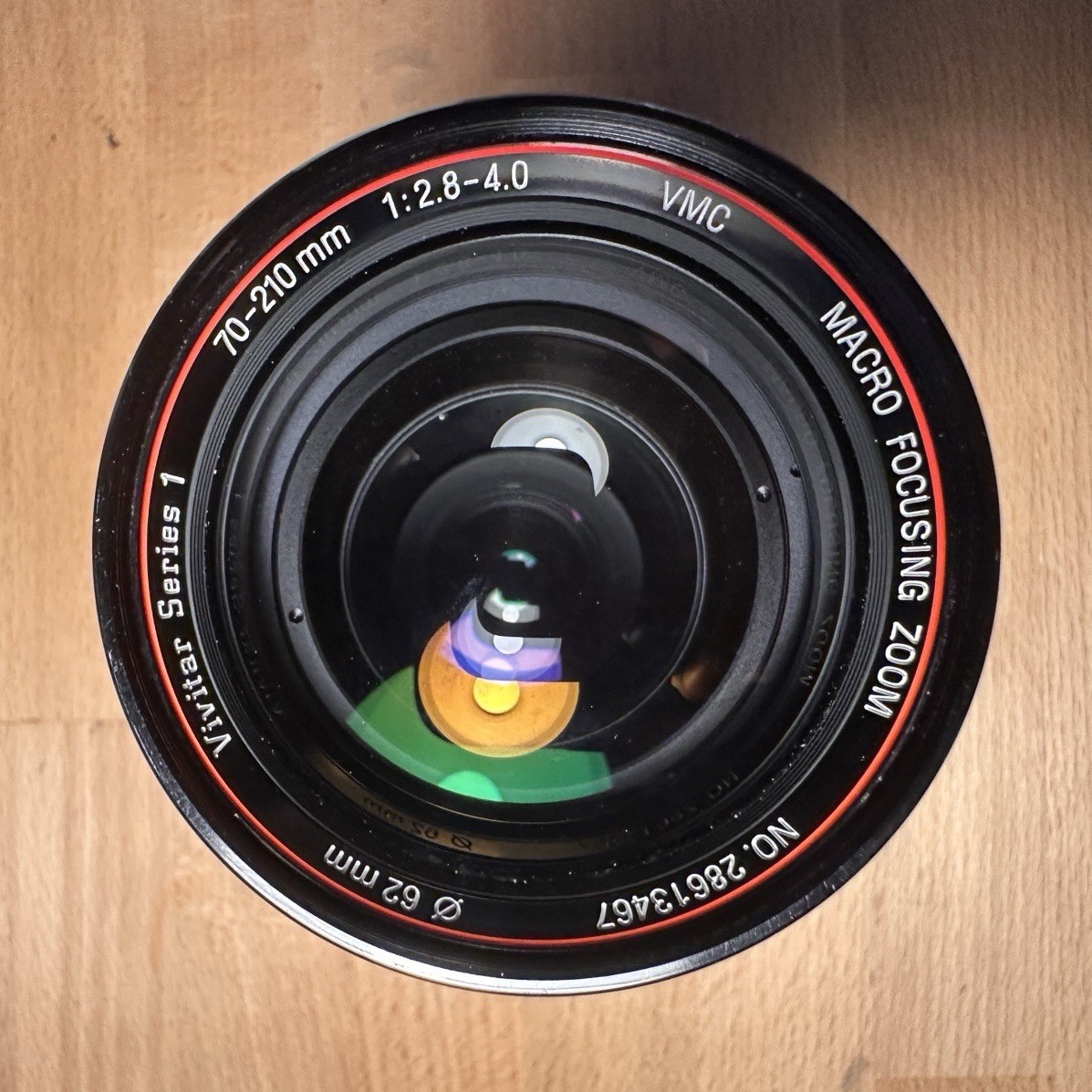 Vivitar Series 1 Komine 70-210mm f/2.8-4.0 Macro Zoom per Canon FD