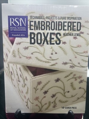 RSN: Embroidered Boxes (Royal School of Needlework Guides), Lewis, Heather, Good