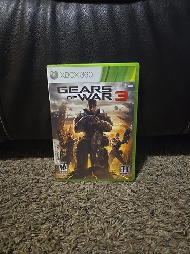 Gears of War 3 (Xbox 360, 2011) Sticker Included! Epic Game! Free Ship! Tested!