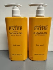 2 PACK Essentiel Elements Bathe SHOWER GEL BODY WASH 9.6oz Bottles Fresh Neroli