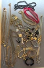 Huge Lot Vintage Gold & Silver Toned Statement Jewelry Costume Monet & Trifari