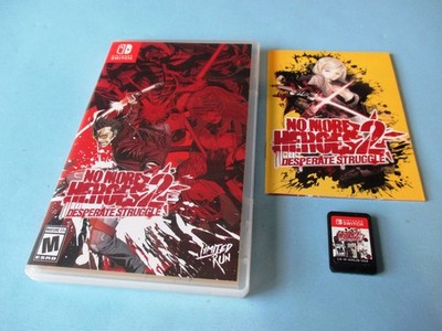 No More Heroes 2: Desperate Struggle Nintendo Switch Game w/Case & Booklet
