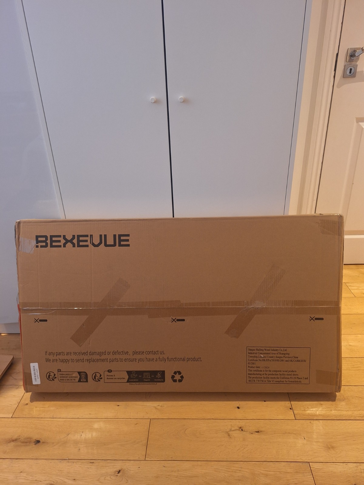 BEXEVUE Modern Desk with Power Outlets LED - 120x50cm Computer Table Gaming Desk, Keyboard Tray, 4 Reversible Drawers, Large Storage Bookshelf Workstation for Study Play Work Bedroom Home Office 9 Bexevue 47" L-shape desk, brand new, a great gaming desk for a fair price
