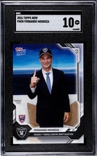2026 Topps Now Fernando Mendoza NFL Draft Night #FMEN Rookie RC SGC 10 Gem Mint