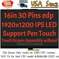 16.0'' For Lenovo Ideapad 5 2-in-1 16AKP10 83KU WUXGA LCD touch screen w/ Bezel