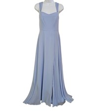 After Six Sky Blue Sweetheart Chiffon Gown Size 6R NWT Bridal Party Event