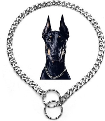 Heavy Duty Dog Metal Choke Check Chain Slip Collar Pet Training Rust  Resistant