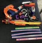 Mattel Hot Wheels Jet Port, Launcher, ’67 Clamp/s-Tracks -Misc Vintage Parts Lot — photo 4