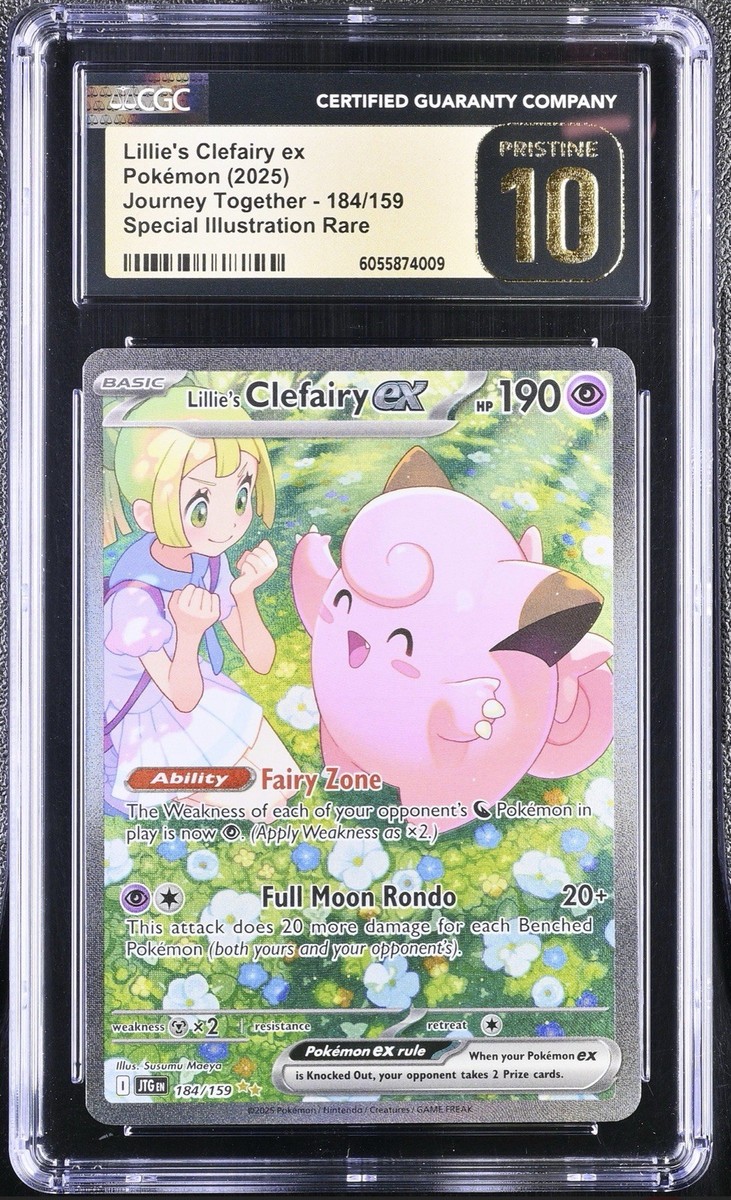 Lillie's Clefairy EX S&V: Journey Together 184/159 SIR CGC