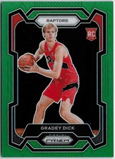 2023-24 Panini Prizm #134 Gradey Dick Prizms Green RC Rookie