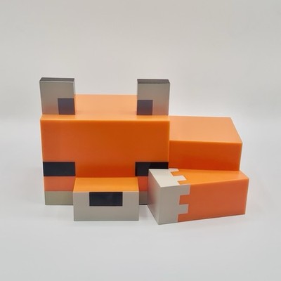 Minecraft Fox Rechargeable Light Night Light Up Desk Lamp Game Decor Icon