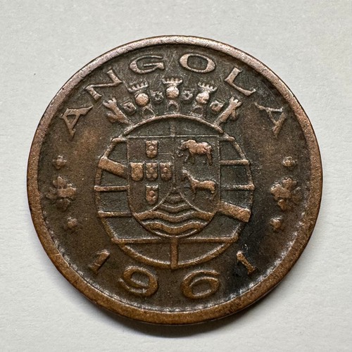 1961 Angola 50 Centavos - Coin #C-065