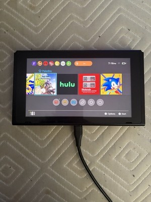 Nintendo Switch Black Handheld Console USB-C Wi-Fi HAC-001