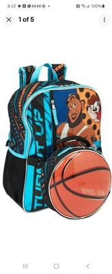 18” Space Jam Lebron James Backpack & Lunchbox Space Jam Tune