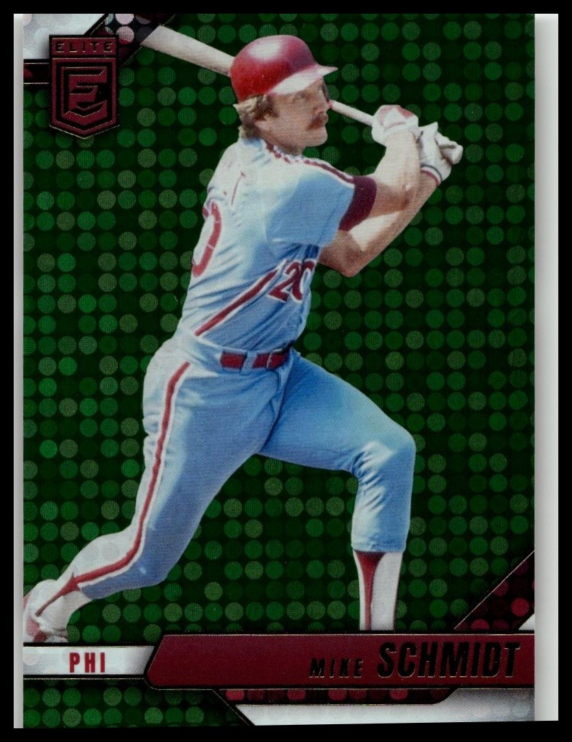 2026 Donruss Elite #52 Mike Schmidt Green Disco