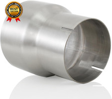 Universal T304 Stainless Id 4 Inch To Od 5 Inch Exhaust Adapter Reducer...