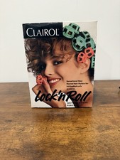 Vintage 1989 Clairol LOCK 'n ROLL Hot Rollers Curlers BT-1 Heated Stylers in Box