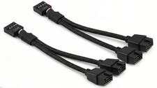 2PCS USB 2.0 9Pin Female to Dual 9-Pin Extension Cable,Motherboard 9-PIN USB2...
