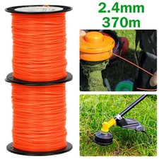 2pcs 2.4mm*370m Strimmer Line Wire Cord Round Trimmer Line Wire Trimmer Line UK 0.04 per metre