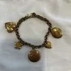 Vintage Avon High Quality Gold Tone Costume Jewelry Locket Bracelet 1970s