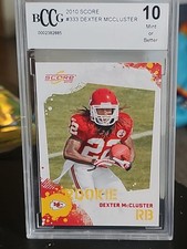 2010 Score - Rookie Dexter McCluster #333 (RC) Mint 10 KC Chiefs Rookie Card. rookie card picture