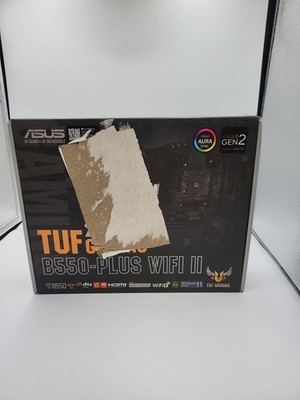 ASUS TUF Gaming B550-PLUS WiFi II AMD AM4 Gaming Motherboard Damaged Sealed Box 