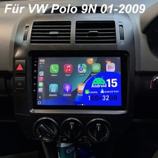 Android 15 Für VW Polo 9N 2001-2009 Autoradio 1+32GB WIFI BT Carplay SWC GPS Nav