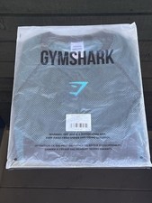Gymshark Onyx 5.0 Seamless T-Shirt Black/Brand Blue Size Medium  In Hand 