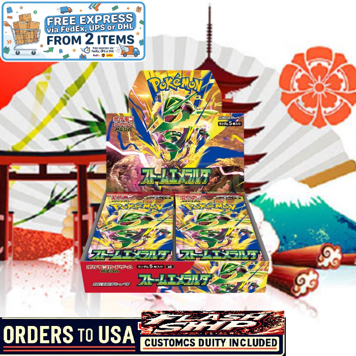 Pokémon card game storm Box Pokemon Storm Emeralda Booster Box M6 Japanese w/Shrink | eBay