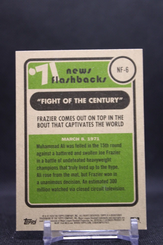Fight of the Century - Ali vs. Frazier #NF-6 2020 Heritage News Flashbacks '71 - Image 2 of 2