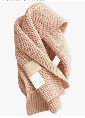Toddler Winter Warm Scarves. Outdoor Soft Knit Neck Warmer For Outdoors (PINK)