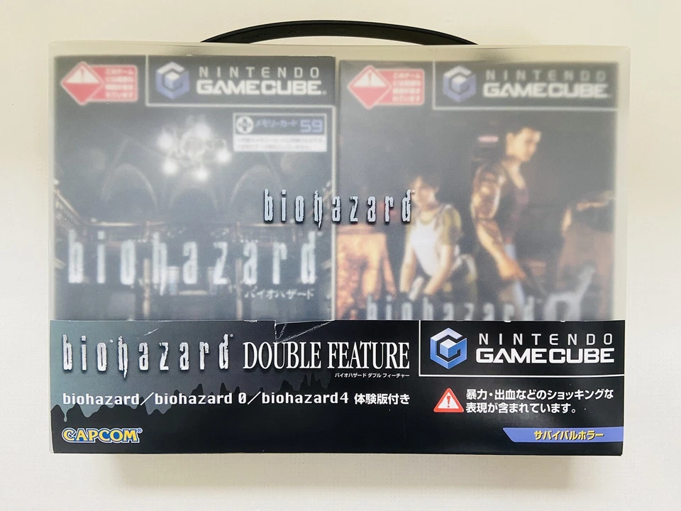 Resident Evil Biohazard Double Feature Nintendo Gamecube Japanese Game Tested JP - Image 2 of 4