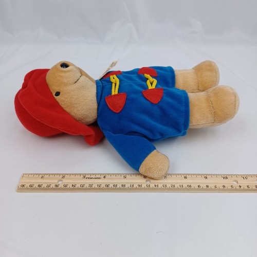 Kids Gifts Paddington Bear Plush Stuffed Animal Toy Blue Coat Red Hat 12" - Picture 9 of 9