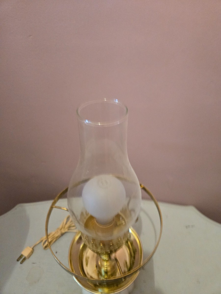 Vintage Milk Glass Lamp | eBay