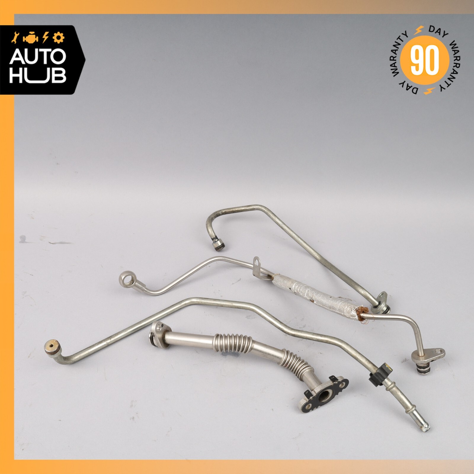 13-21 Maserati Levante Ghibli Left Turbocharger Return Oil Line Set OEM 26k