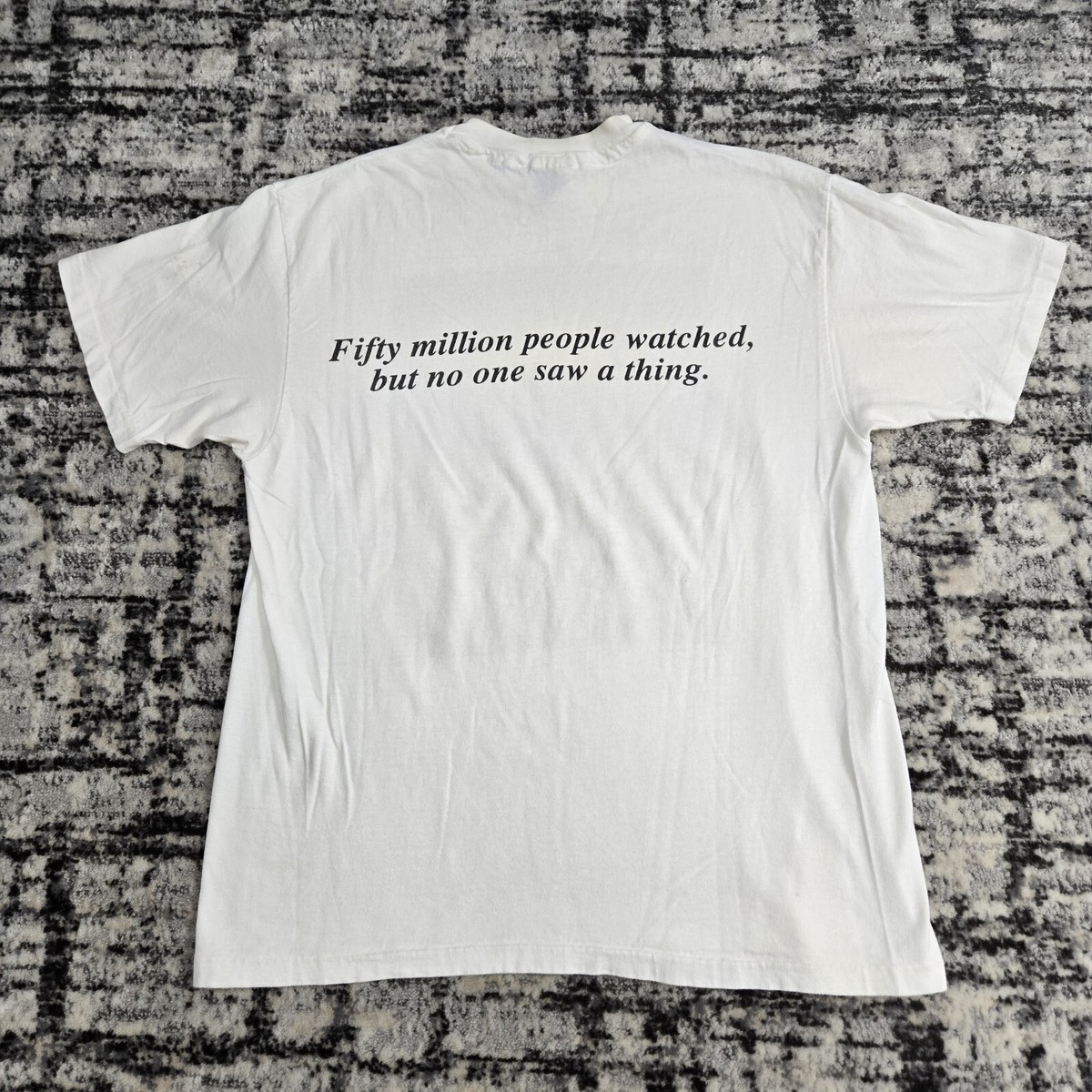 Hanes / 90S/QUIZ SHOW/MOVIET/VINTAGE/Tシャツ/XL/コットン/WHT Vtg 90s Quiz Show Shirt 1994 Robert Redford Movie Promo Large