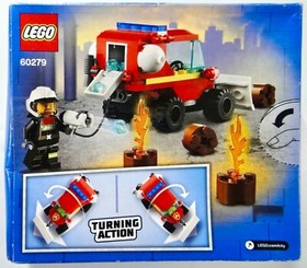 LEGO City:850618 Fire Accessory Pack, 60279 Hazard Truck, 30010 Chief, 30361 ATV
