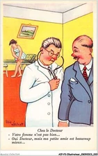 Aipp3-0232 - Illustrator - Elie-Lechat - At the Doctor's