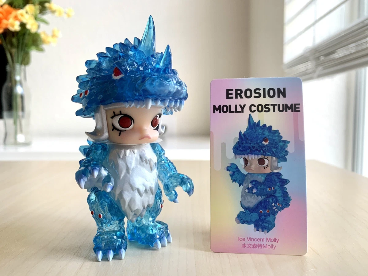 POPMART MOLLY x INSTINCTOY Erosion Molly Costume Mini Figure [Ice Vincent  Molly]