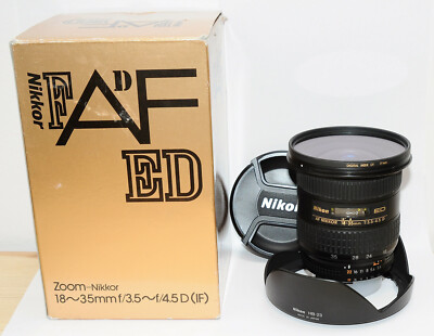 NIKON 18-35mm f3.5-4.5 D ED IF AF NIKKOR FULL FRAME Lens HB NIKON 18-35mm f3.5-4.5 D ED IF AF NIKKOR FULL FRAME Lens HB